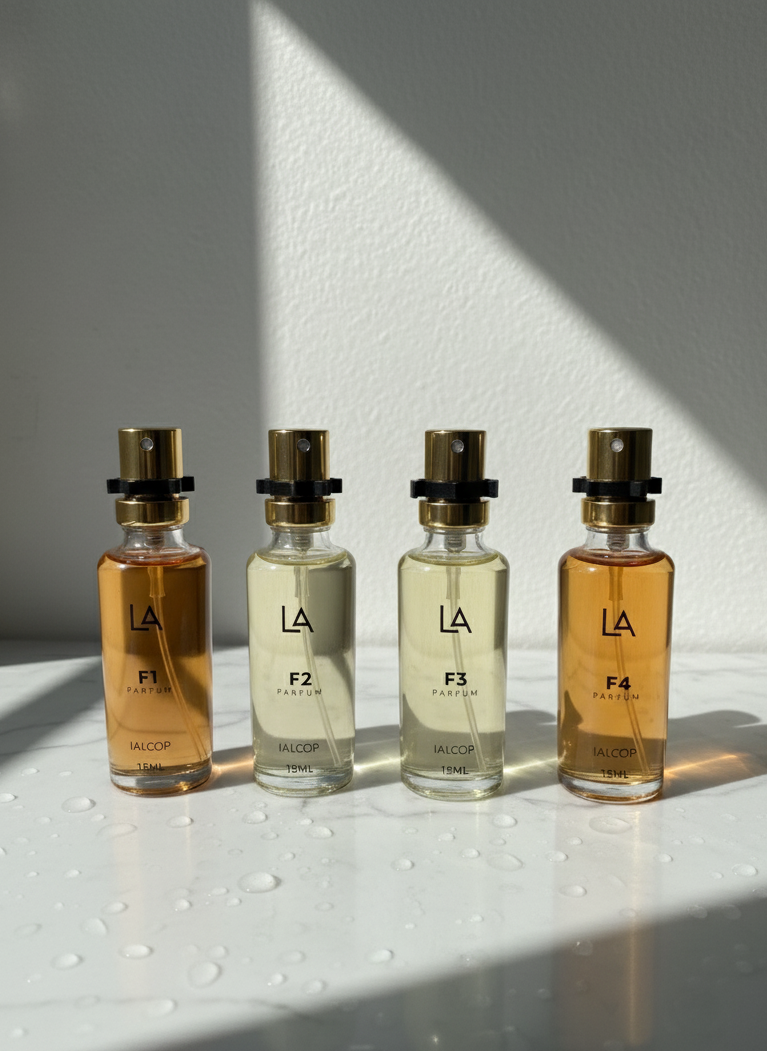 Kit 02 - 212 Vip Rosé (F4) + Good Girl (F3) + Classique (F2) + La Vie est Belle (F1) (Perfume Contratipo)